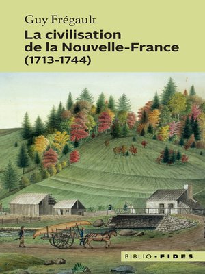 cover image of La civilisation de la Nouvelle-France